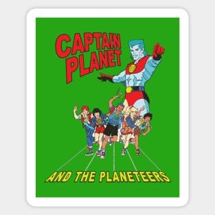 captain planet & the planeteers Sticker